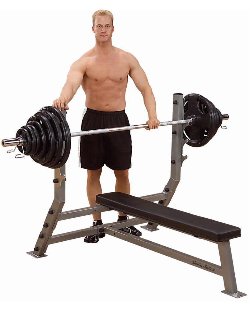Bodysolid Body Solid Olympic Flat Bench Halterbank bodysolid kopen in de aanbieding
