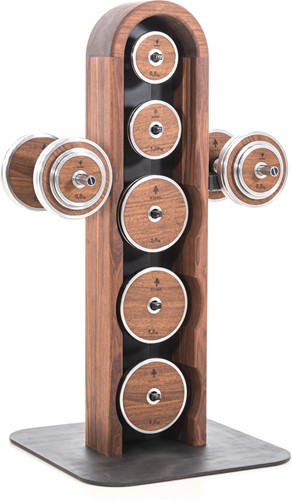 Nohrd Weight Plate Tower - Opbergsysteem met gewichten - Walnoot