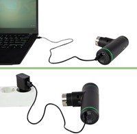 Tunturi Massage Gun Mini - Massage Apparaat - Inclusief koffer - 4 opzetstukken