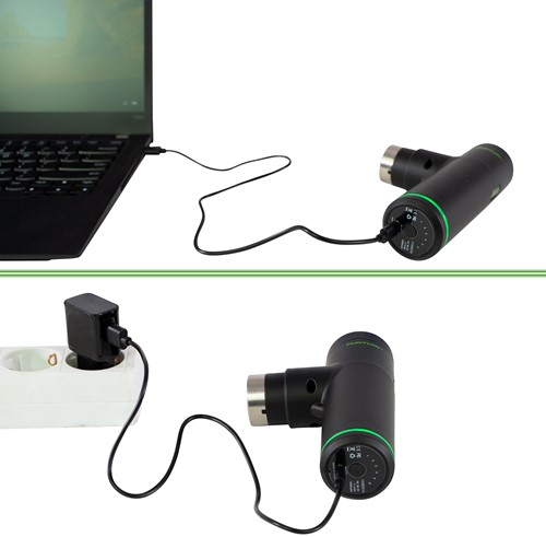 Tunturi Massage Gun Mini - Massage Apparaat - Inclusief koffer - 4 opzetstukken