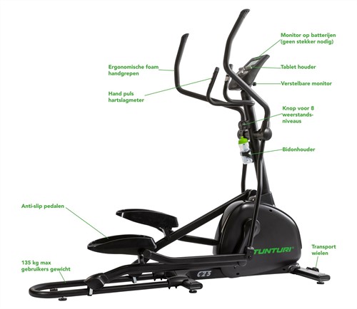 Tunturi Competence C25-F Crosstrainer - Gratis trainingsschema-3