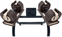 Centr Smart Stack Stand met dumbbells