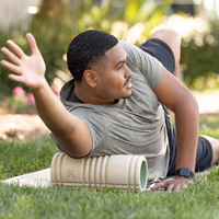 Grid Eco Foam Roller Lifestyle