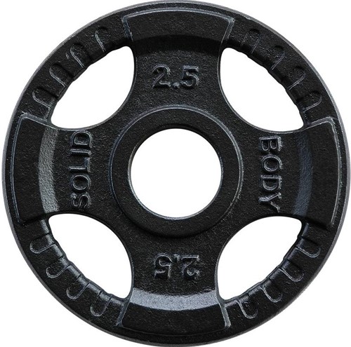 Body-Solid Olympische Gietijzeren Halterschijf - 2,5 kg