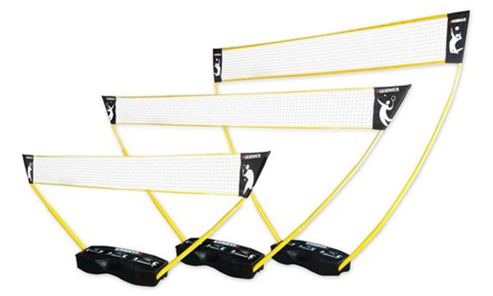 Hammer 3 In 1 Set Portable Tennis Badminton En Volleybal Net hammer kopen in de aanbieding