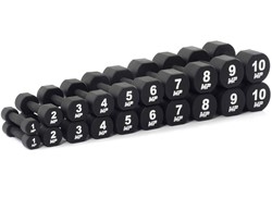 Muscle Power PU Dumbbell Set - 2 x 1 t/m 10 kg