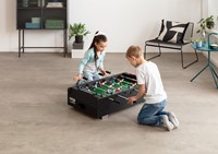 Bandito Mini Tafelvoetbal met Telescopische Stangen - Zwart-2