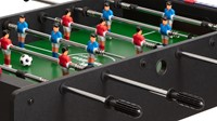 Tafelvoetbal met Telescopische Stangen - closeup