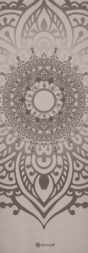 Gaiam Yoga Mat - Sustained Grey Sundial Layers - 5 mm 