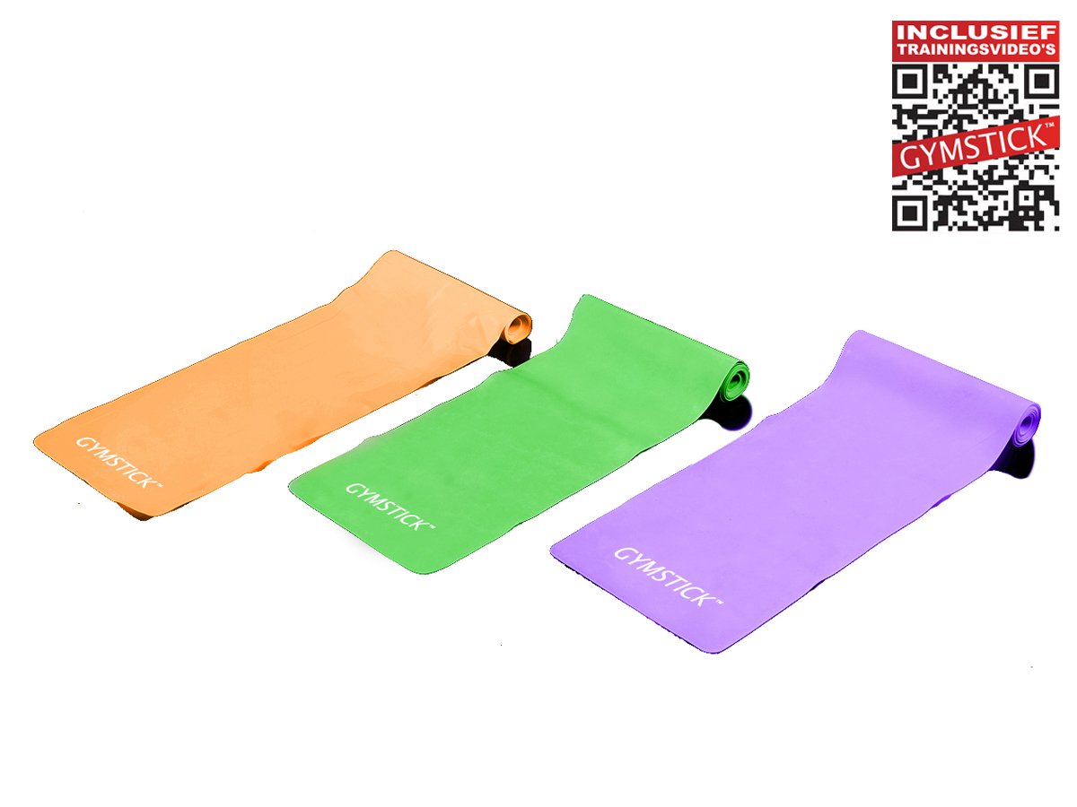 Gymstick Weerstandsbanden Set Met Online Trainingsvideo gymstick kopen in de aanbieding