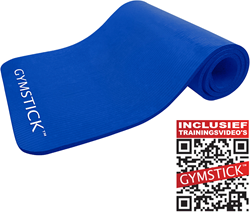 Gymstick Fitnessmat Comfort Blue - Met Online Trainingsvideo's