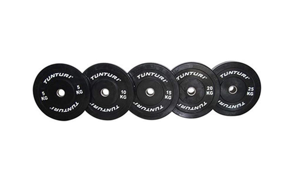 Tunturi Bumper Plate 20Kg Black tunturi kopen in de aanbieding