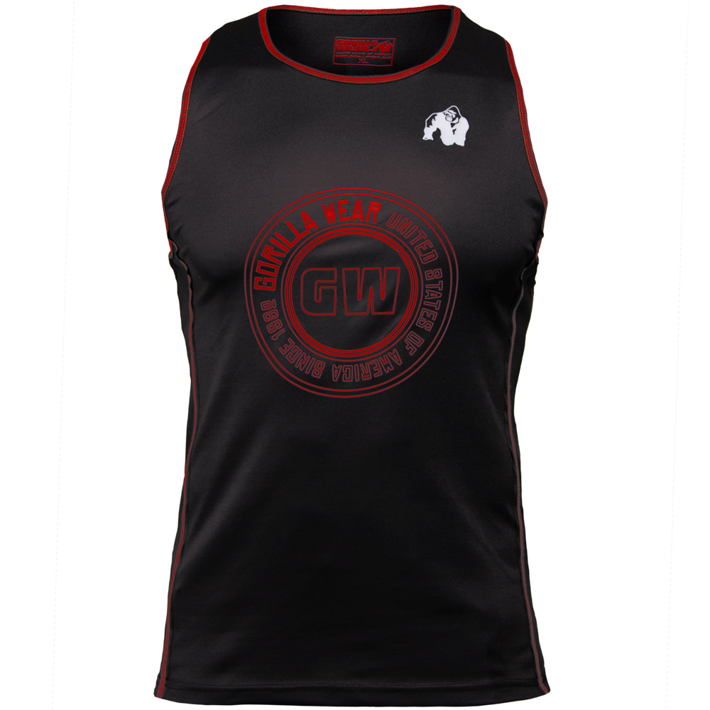 Gorilla Wear Kenwood Tank Top Blackred Xxxl gorilla wear kopen in de aanbieding