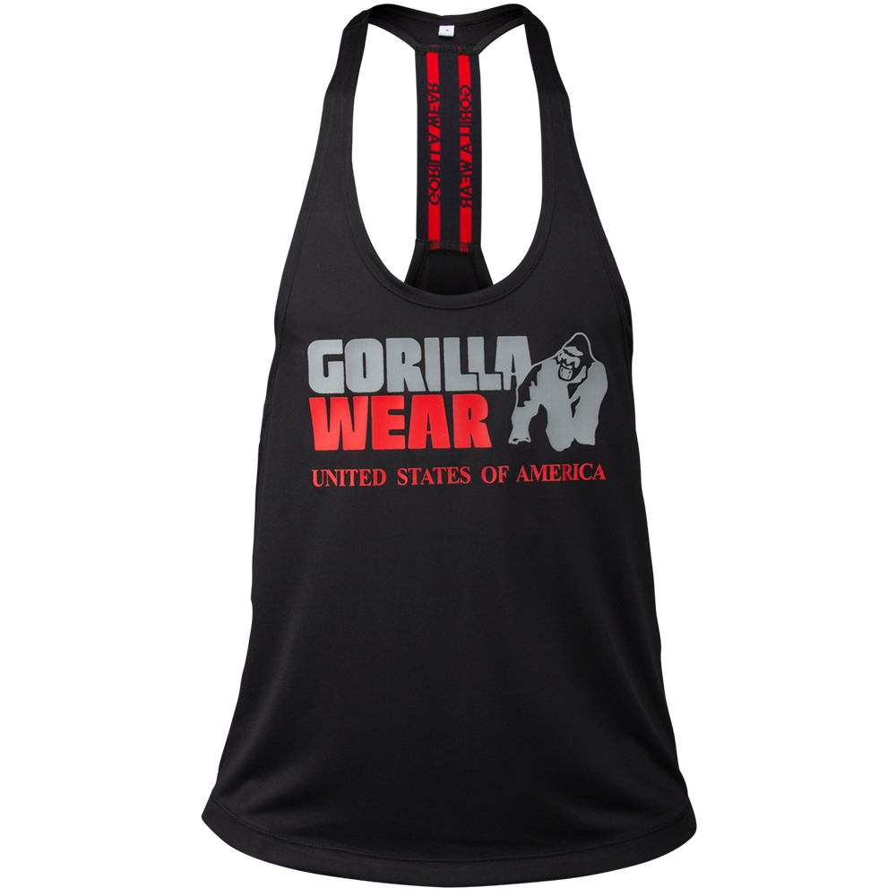 Gorilla Wear Nashville Tank Top Blackred gorilla wear kopen in de aanbieding