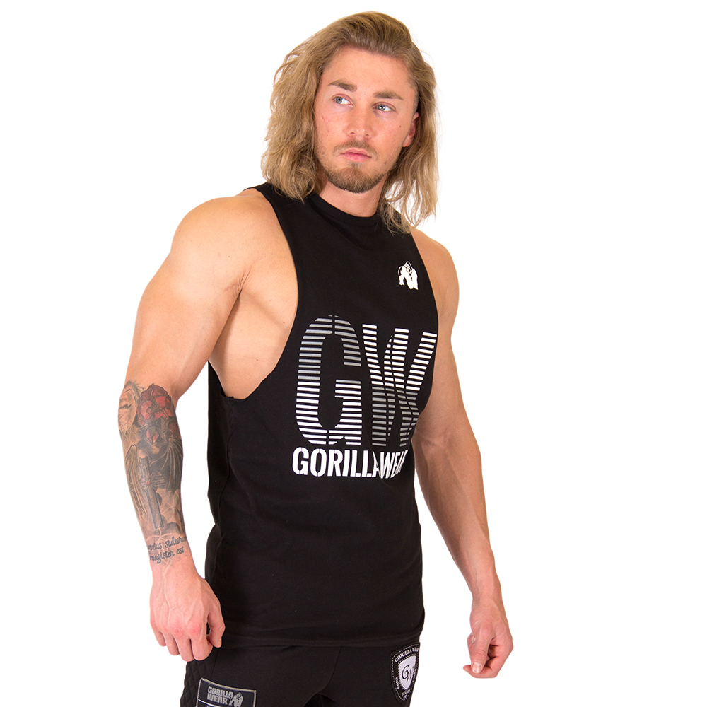 Gorilla Wear Dakota Sleeveless T Shirt Black Xl gorilla wear kopen in de aanbieding