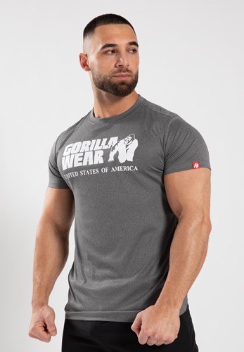 Gorilla Wear Classic Training T-shirt - Grijs Gemêleerd
