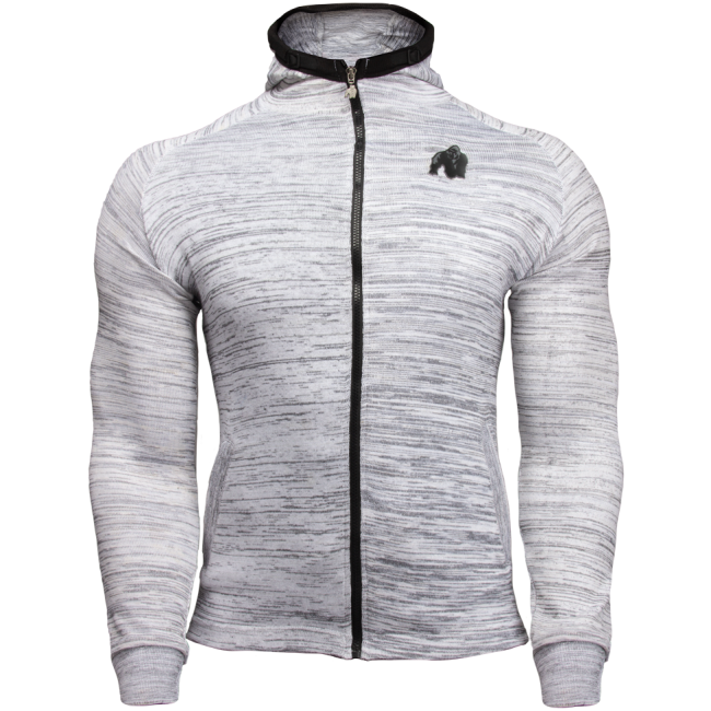 Gorilla Wear Keno Zipped Hoodie Whiteblack gorilla wear kopen in de aanbieding