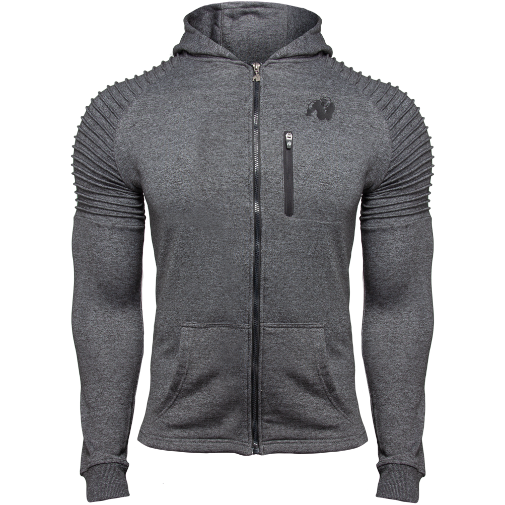 Gorilla Wear Delta Hoodie Gray Xl gorilla wear kopen in de aanbieding
