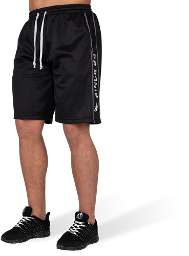Gorilla Wear Functional Mesh Shorts - Zwart/Wit