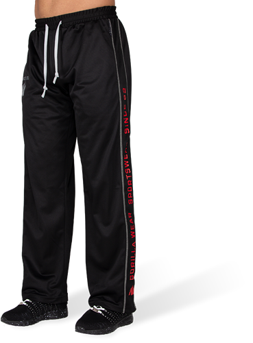 Gorilla Wear Functional Mesh Trainingsbroek - Zwart/Rood