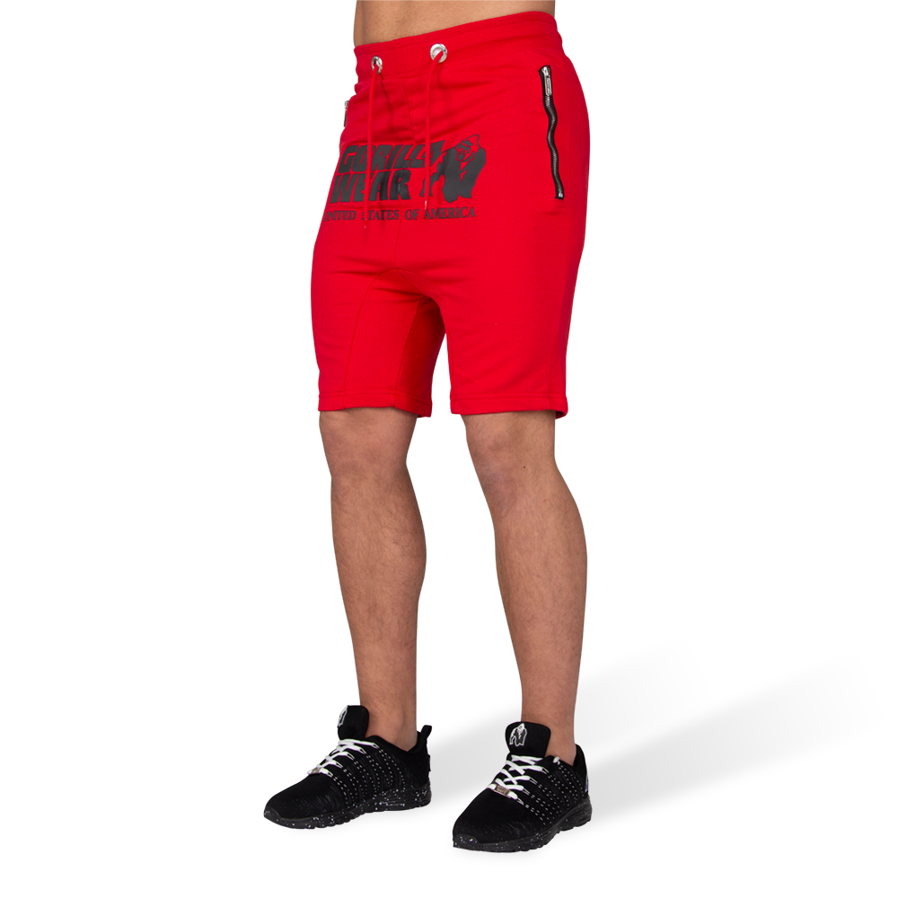 Gorilla Wear Alabama Drop Crotch Shorts Red 4Xl gorilla wear kopen in de aanbieding
