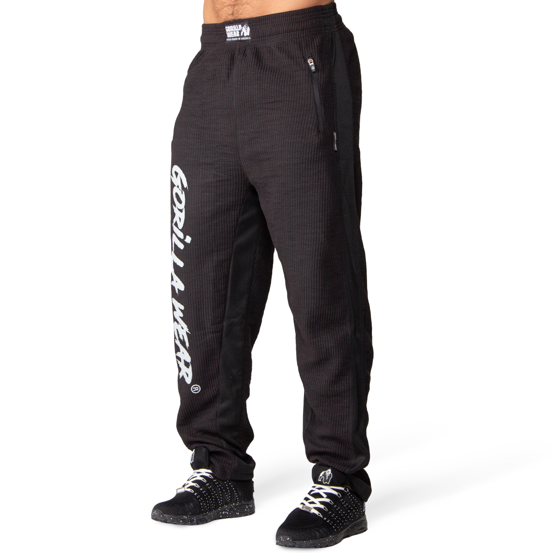 Gorilla Wear Augustine Old School Pants Black Lxl gorilla wear kopen in de aanbieding