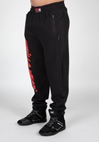 Gorilla Wear Augustine Old School Trainingsbroek - Zwart/Rood - 4XL/5XL