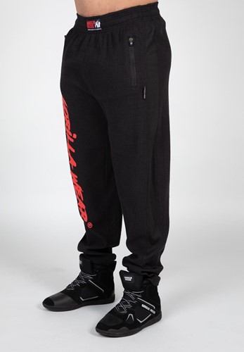 Gorilla Wear Augustine Old School Trainingsbroek - Zwart/Rood