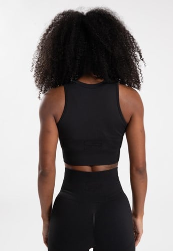 Gorilla Wear Olivia Seamless Crop Top - Zwart
