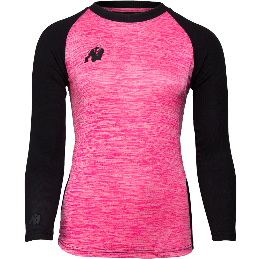 Gorilla Wear Mineola Longsleeve Pink gorilla wear kopen in de aanbieding