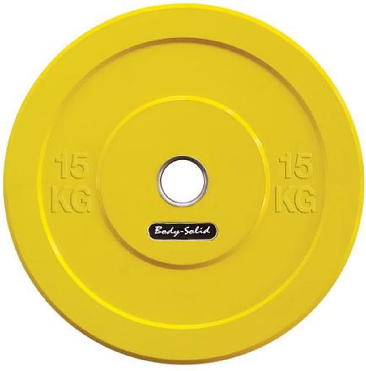 Bodysolid Body Solid Olympic Bumper Plate 15 Kg bodysolid kopen in de aanbieding