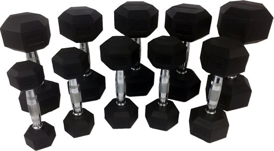 Tunturi Hexa Dumbbellset 20 X 1 10 Kg 110 Kg tunturi kopen in de aanbieding