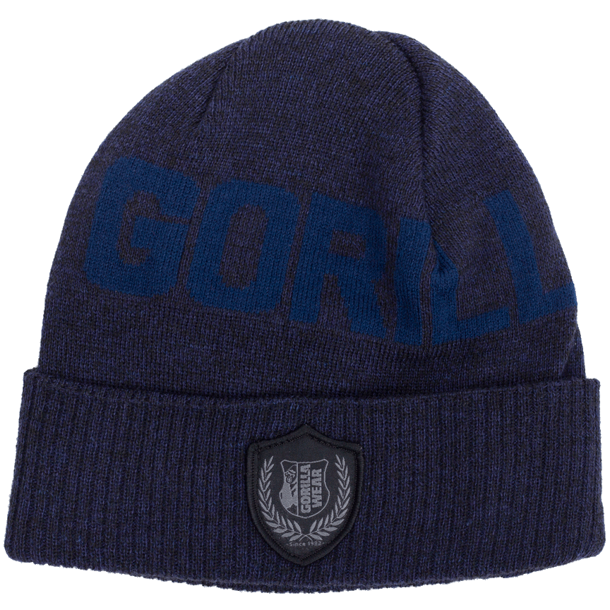 Gorilla Wear Toledo Beanie Navy gorilla wear kopen in de aanbieding