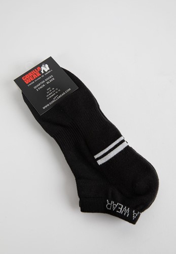 Gorilla Wear Quarter Sokken 2-Pack - Zwart-3