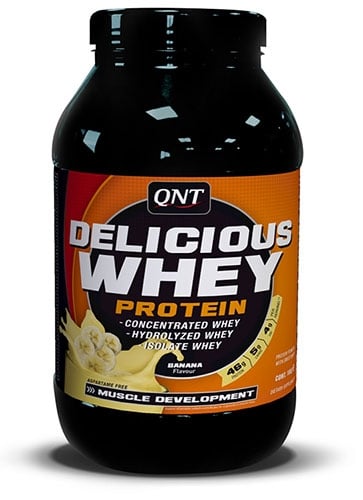 Qnt Delicious Whey Protein 908G Vanille qnt kopen in de aanbieding