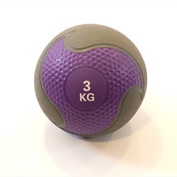 Muscle Power Rubber Medicijnbal - 3 kg
