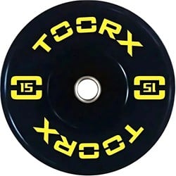 Toorx Fitness Bumper Plate - Professional Olympische Halterschijf - 15 kg