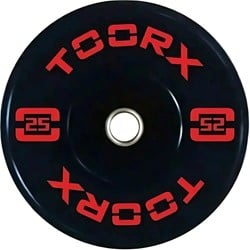 Toorx Fitness Bumper Plate - Professional Olympische Halterschijf - 25 kg