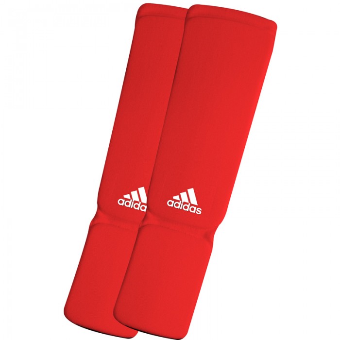 Adidas Elastische Scheenbeschermers Rood Xl adidas kopen in de aanbieding