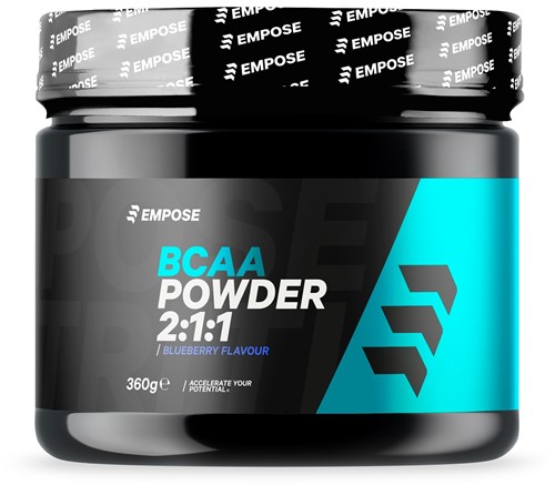 Empose Nutrition BCAA Poeder - Aminozuren - 360 gr - Blauwe Bes-3