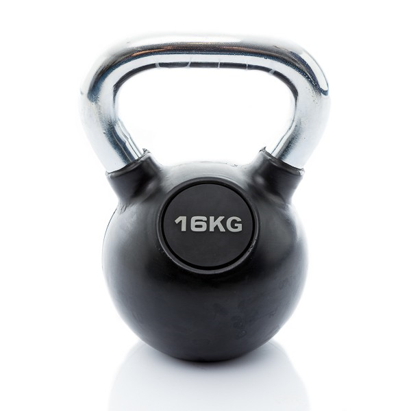 Muscle Power Kettlebell 16 Kg Rubber muscle power kopen in de aanbieding