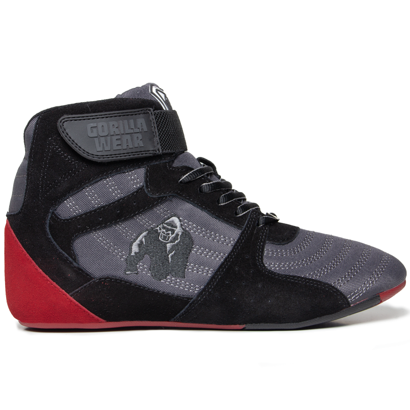 Gorilla Wear Perry High Tops Pro Grayblackred Maat 47 gorilla wear kopen in de aanbieding