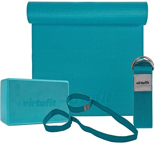 VirtuFit Premium Yoga Set - 4-Delig - Ocean Green
