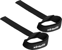 VirtuFit Padded Lifting Straps - Katoen - Zwart-2
