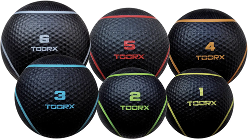 Toorx Fitness Medicine Ball - Zwart/Rood - 5 kg-2