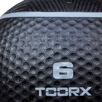 Toorx Fitness Medicine Ball - Zwart/Rood - 5 kg-3