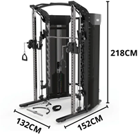 Toorx Professional ASX-7000 3-in-1 Dual Pulley Smith Machine & Rack-2