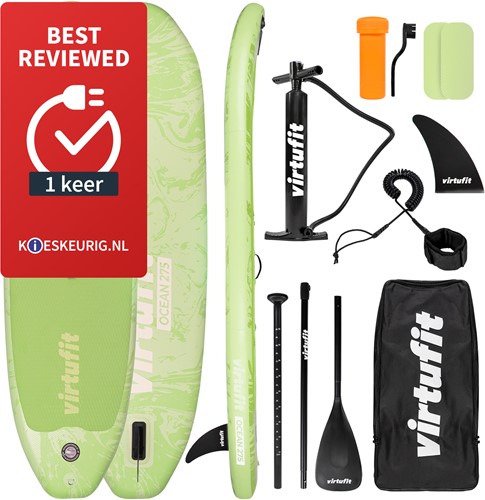 VirtuFit Supboard Ocean 275 - Leaf Green - Met accessoires en draagtas