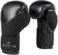 Reeva Bokshandschoenen - Leer - Zwart