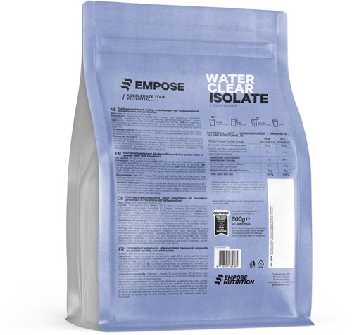 Empose Nutrition Water Clear Isolate - Proteine Ranja - Eiwit Poeder - 600 gr - Ice Tea Peach-3